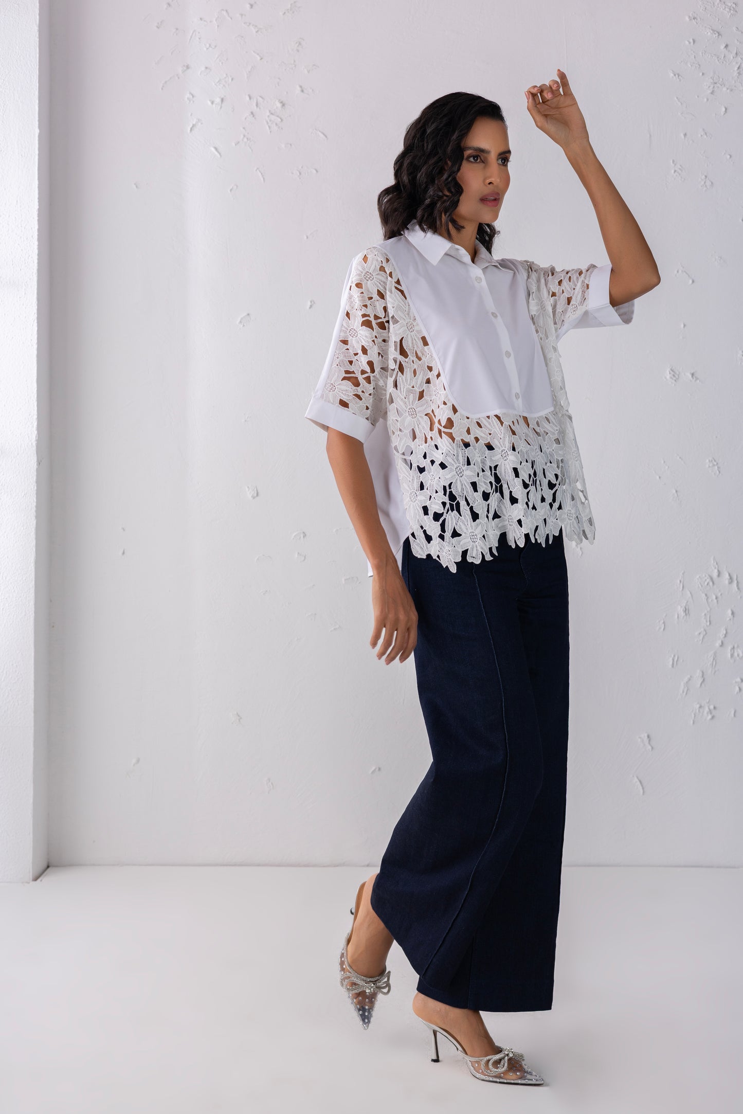 The Mesh Floral Shirt