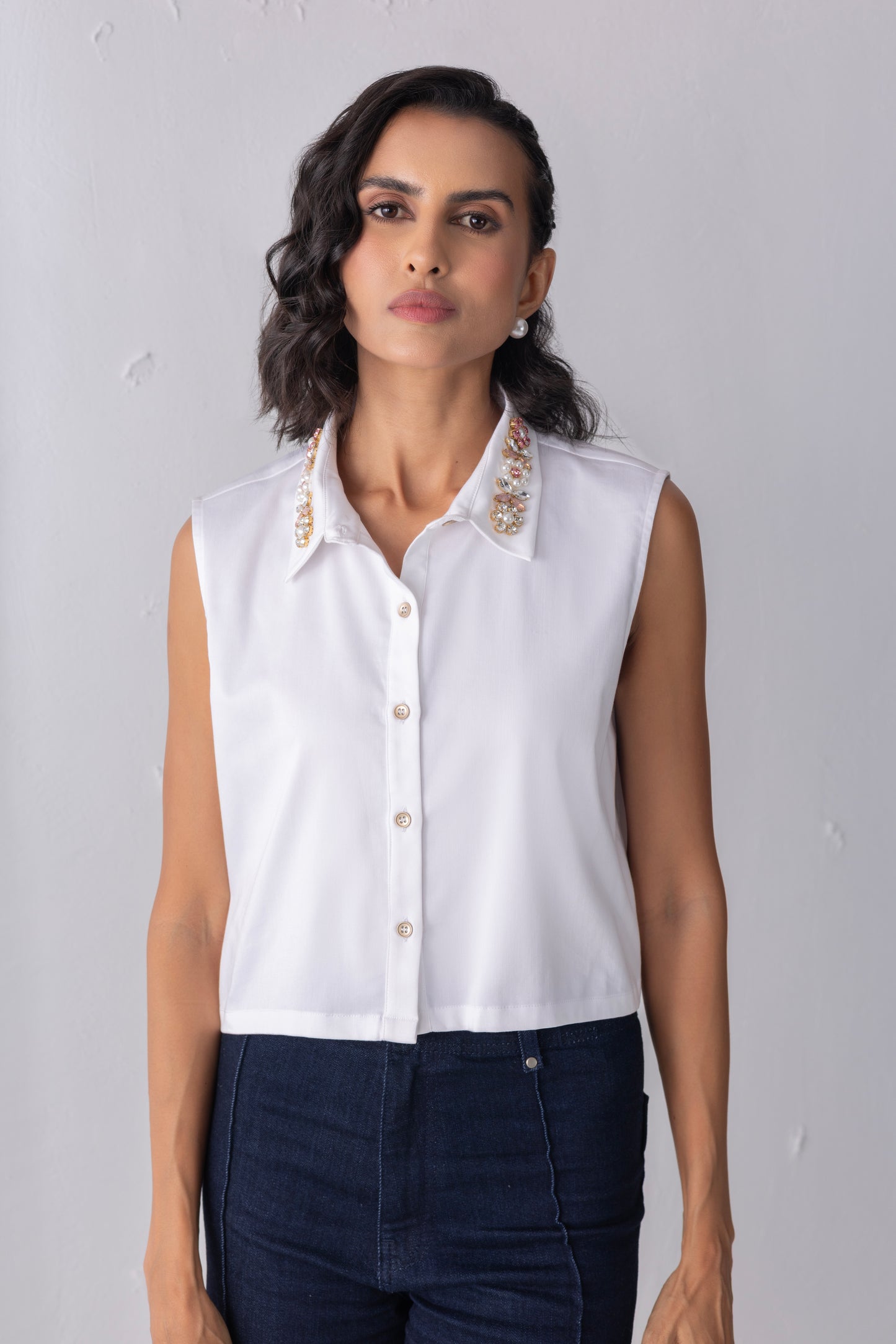 The Pink Embellished Collar