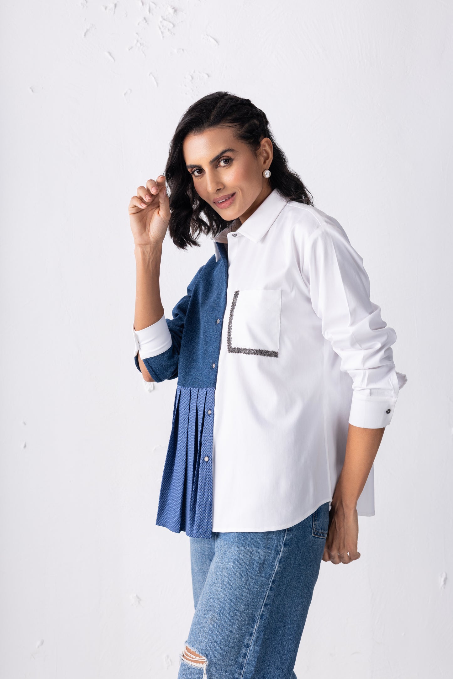 The Denim Detailing Shirt