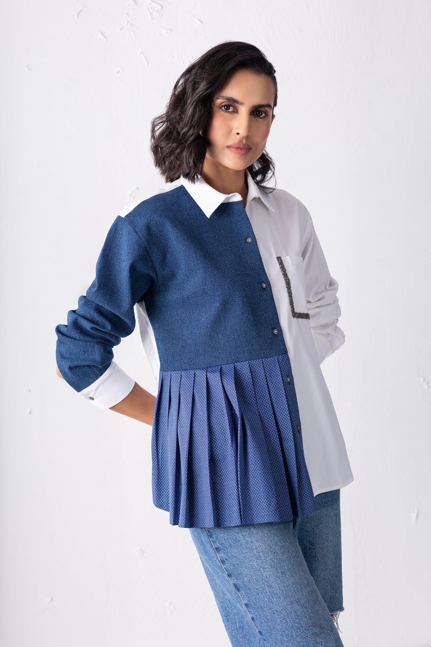 The Denim Detailing Shirt
