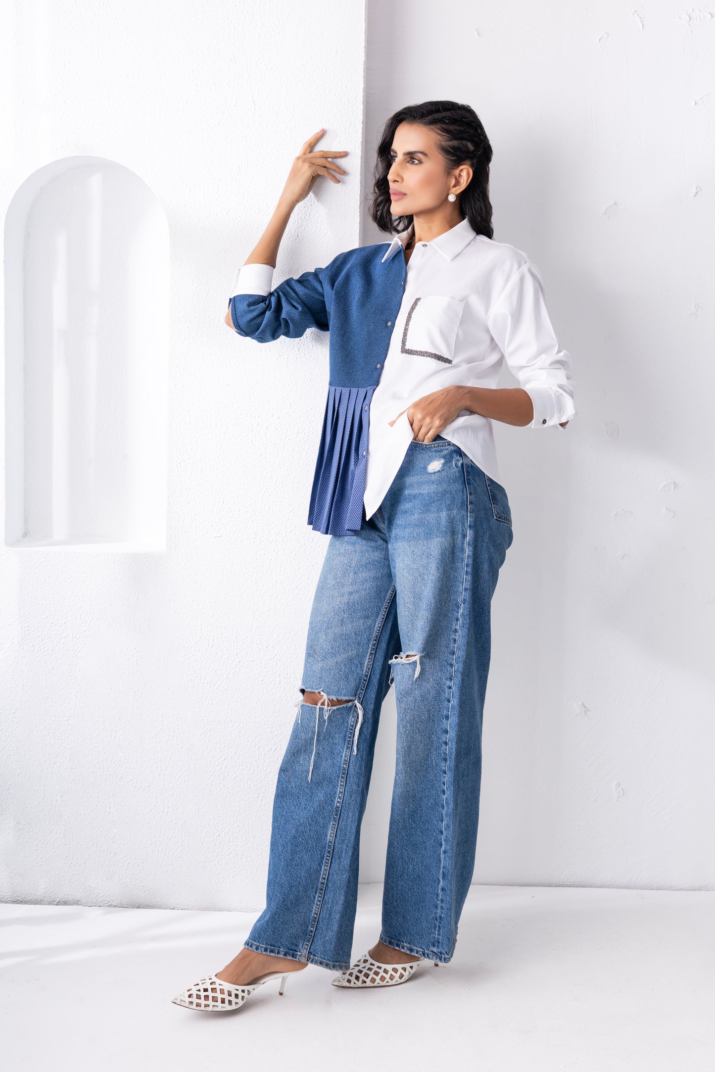 The Denim Detailing Shirt