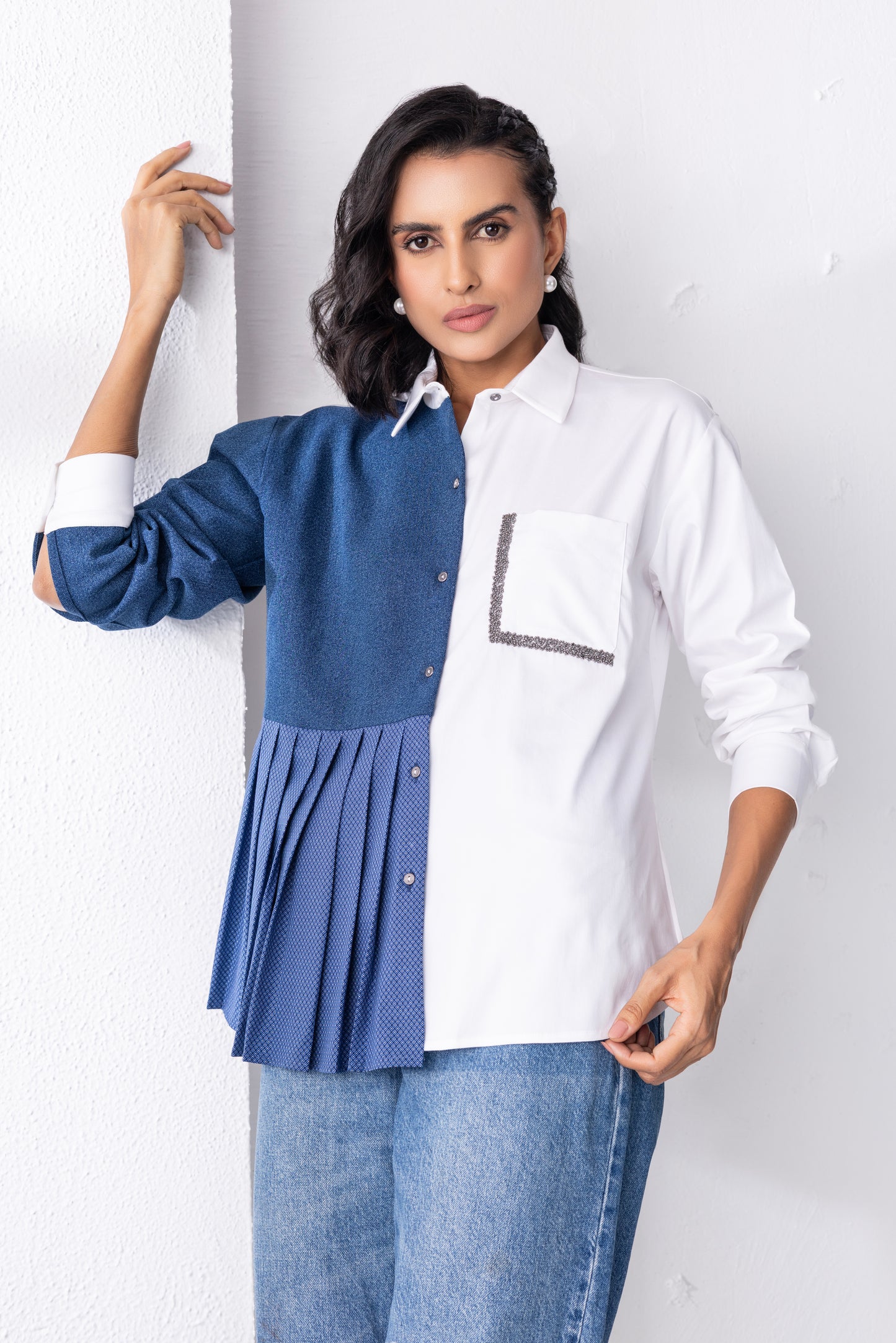 The Denim Detailing Shirt