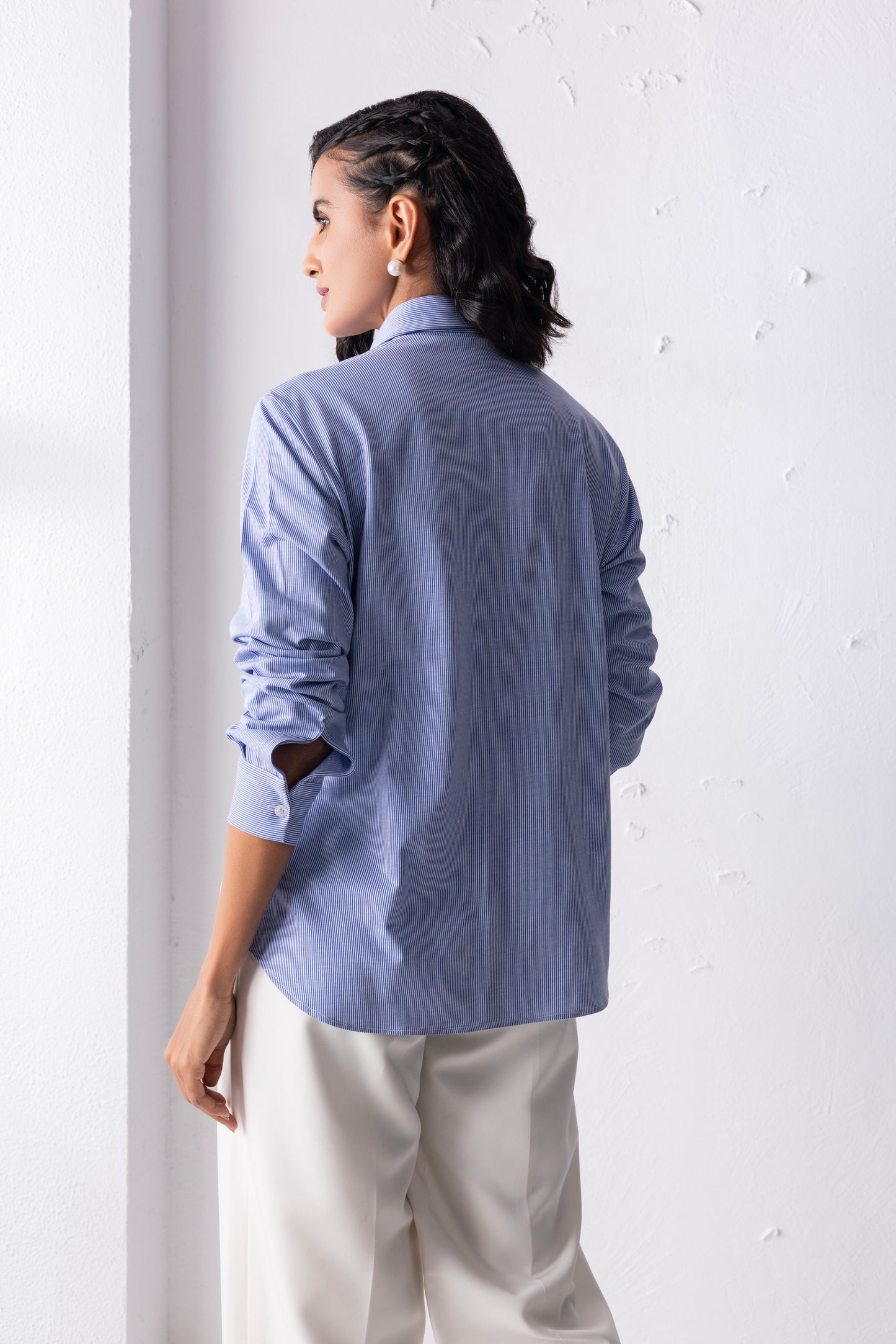 Striped Patchwork shirt