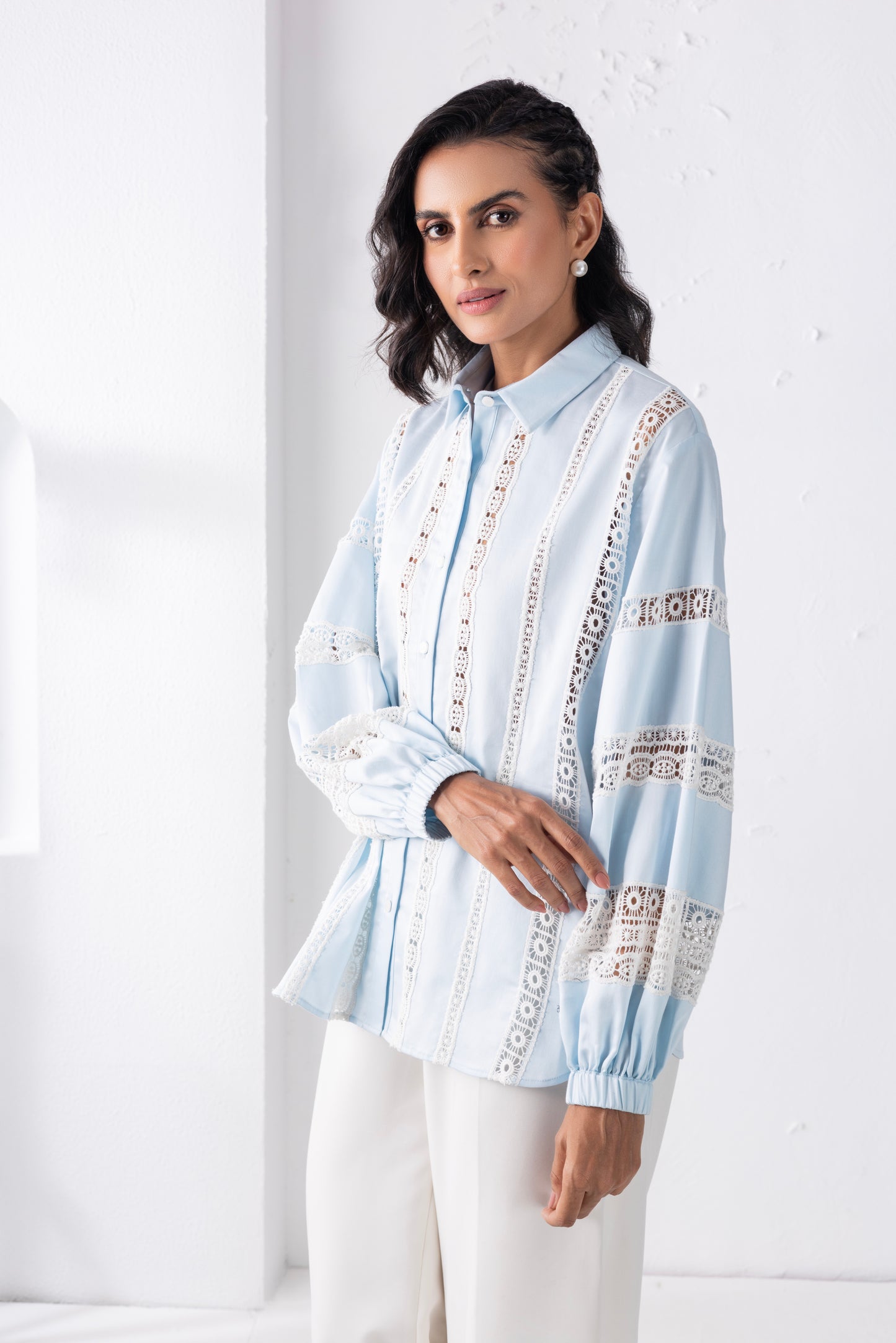 Sky Balloon Sleeved Shirt