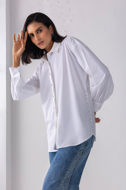 The Double-Collared Pearl Shirt