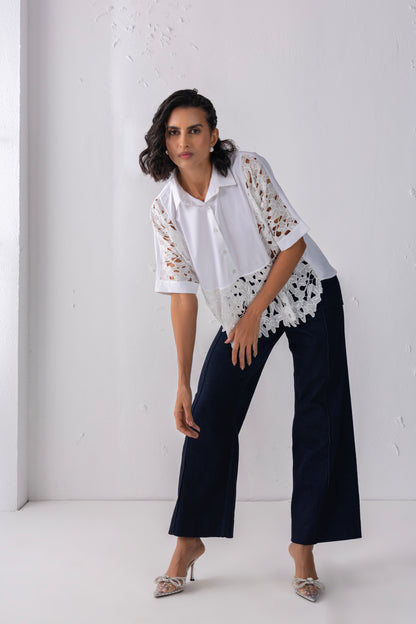 The Mesh Floral Shirt