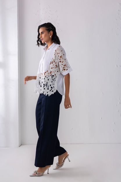 The Mesh Floral Shirt