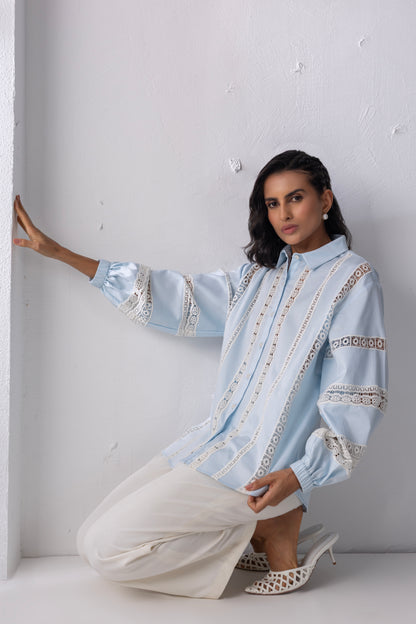 Sky Balloon Sleeved Shirt