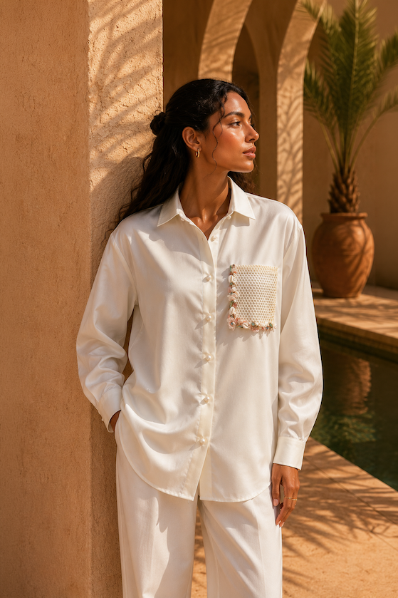 THE CROCHET POCKET SHIRT