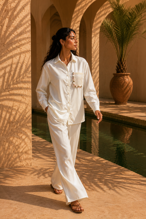 THE CROCHET POCKET SHIRT