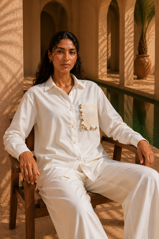 THE CROCHET POCKET SHIRT